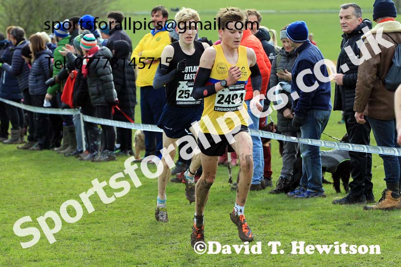 Mens Under-17s 2023 UK CAU Inter Counties Cross Country Champs, Prestwold Hall, Loughborough. Photo: David T. Hewitson/Sports for All Pics
